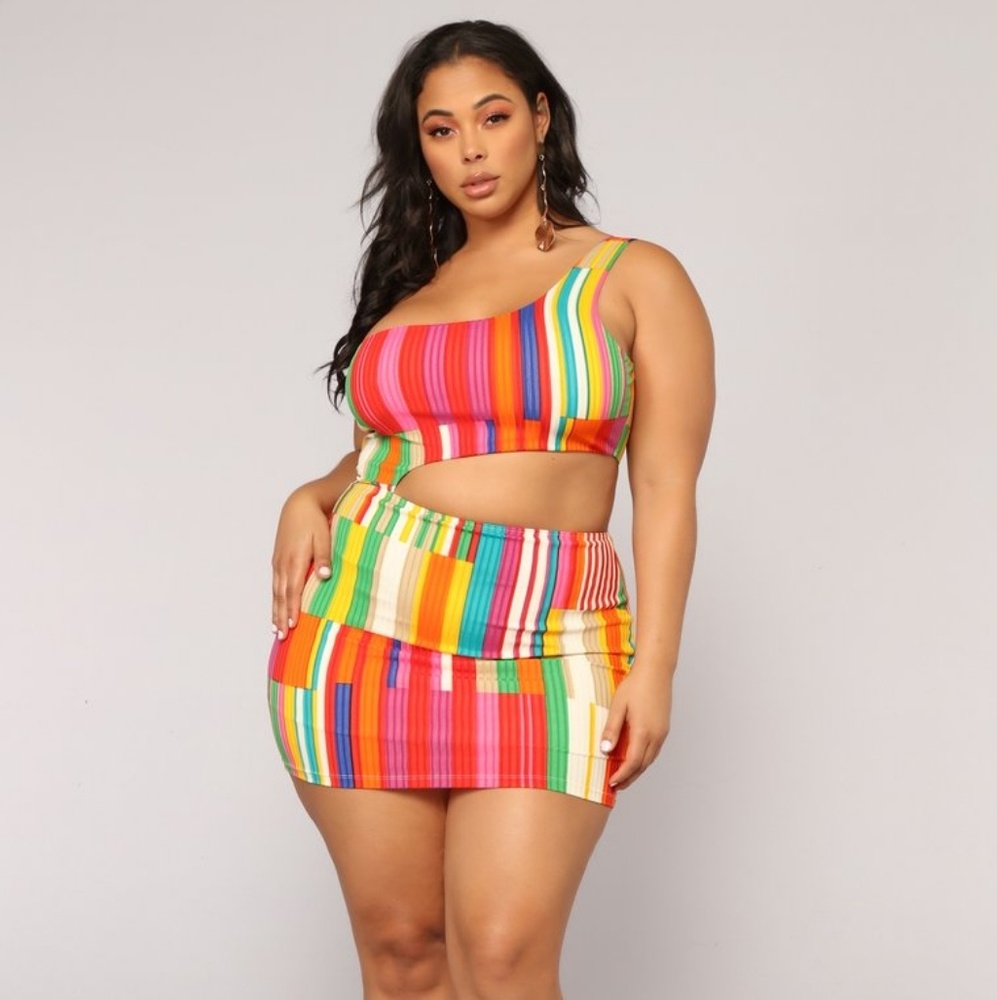 Fashion nova block dress